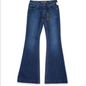 DL1961 dark wash high-rise flare Joy 28 NEW